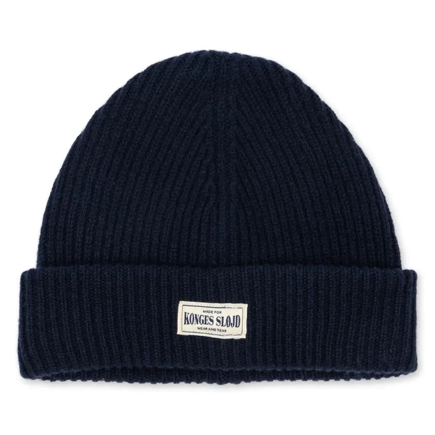 Konges Sløjd - Basil Wool Beanie | Dark Blue