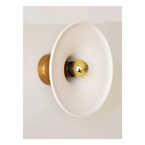 Masamé - Gigaro raw ceramic wall lamp | Warm White