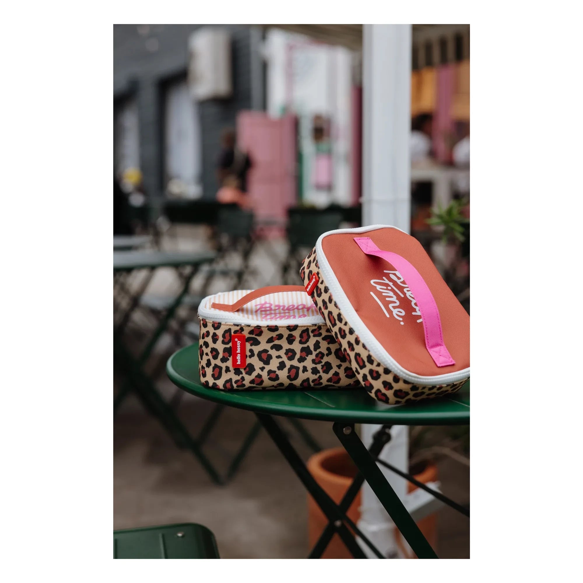 Hello Hossy - Mini Leopard Insulated Food Box | Brown
