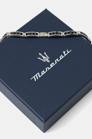 MASERATI men's stainless steel bracelet CERAMIC