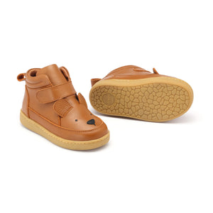 Donsje - Mika Bear Velcro Sneakers | Cognac