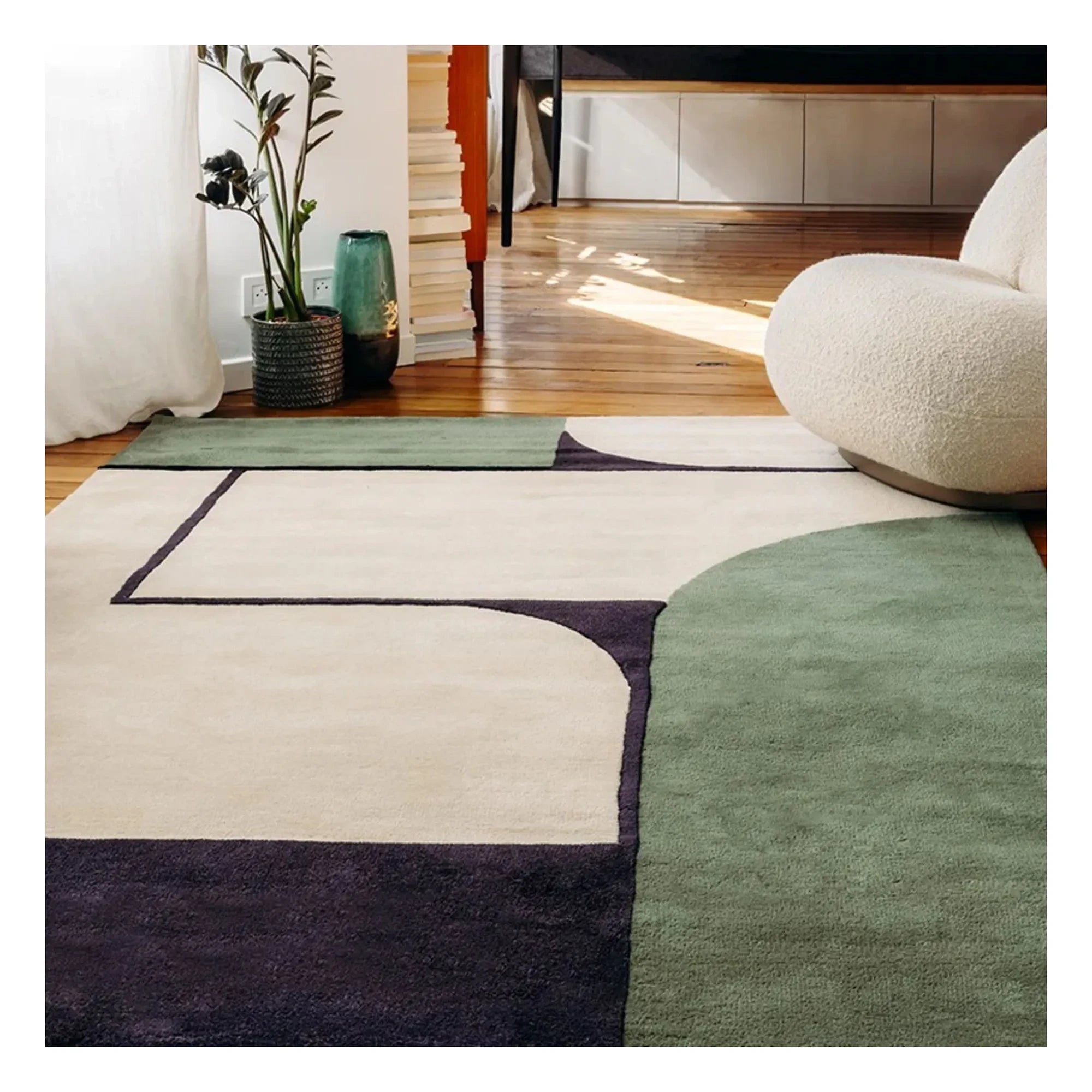 Edito - Strada Handwoven Rug | Blue Green