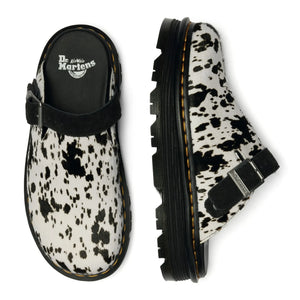 Dr Martens - Zebzag Dalmatian Slippers | White