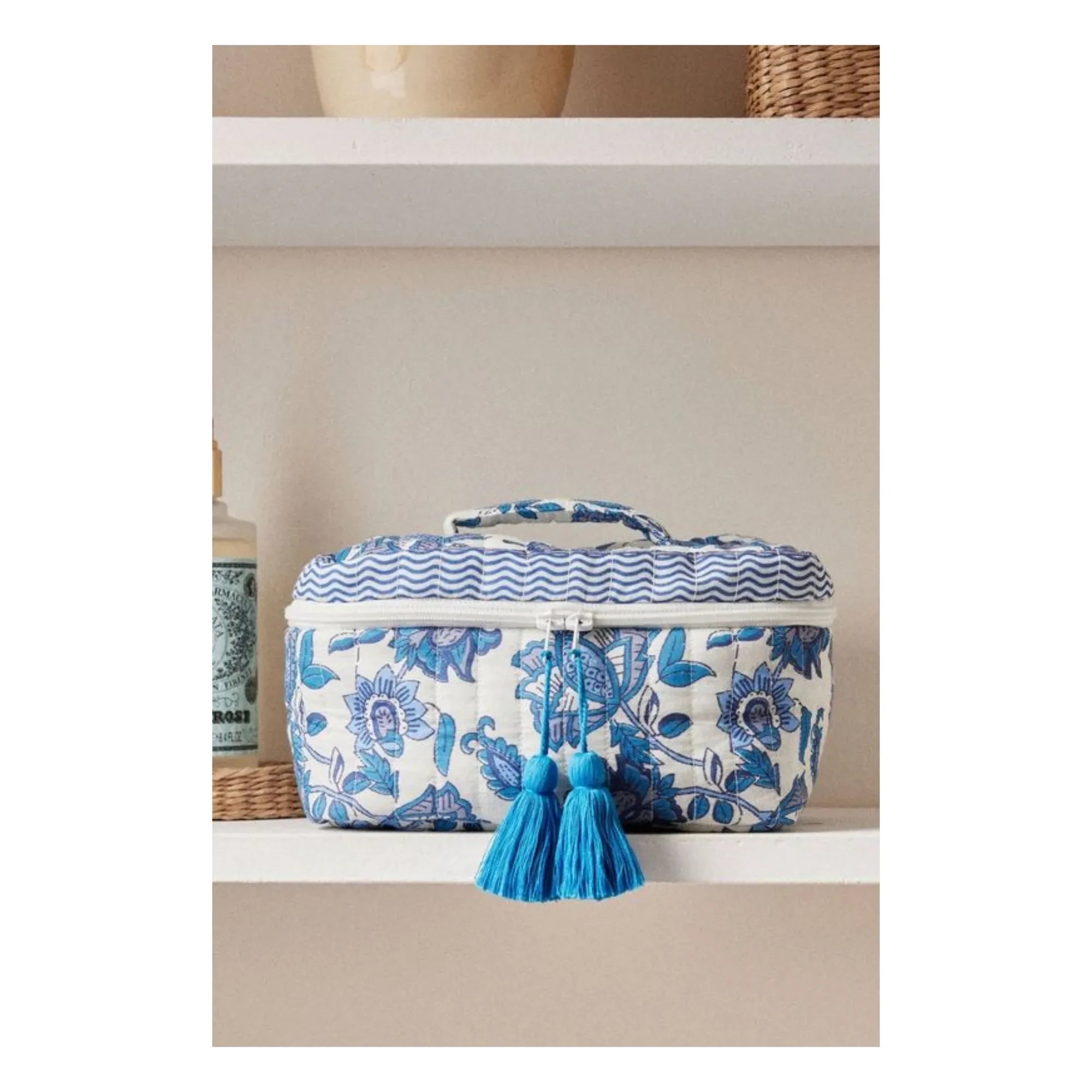 Louise Misha - Laety Cosmetic Bag | Blue