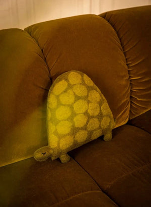 Muskhane - PASU Turtle Felt Pillow | Moss Green