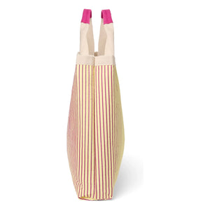 Studio Noos - Striped Beach Bag | Pale Yellow