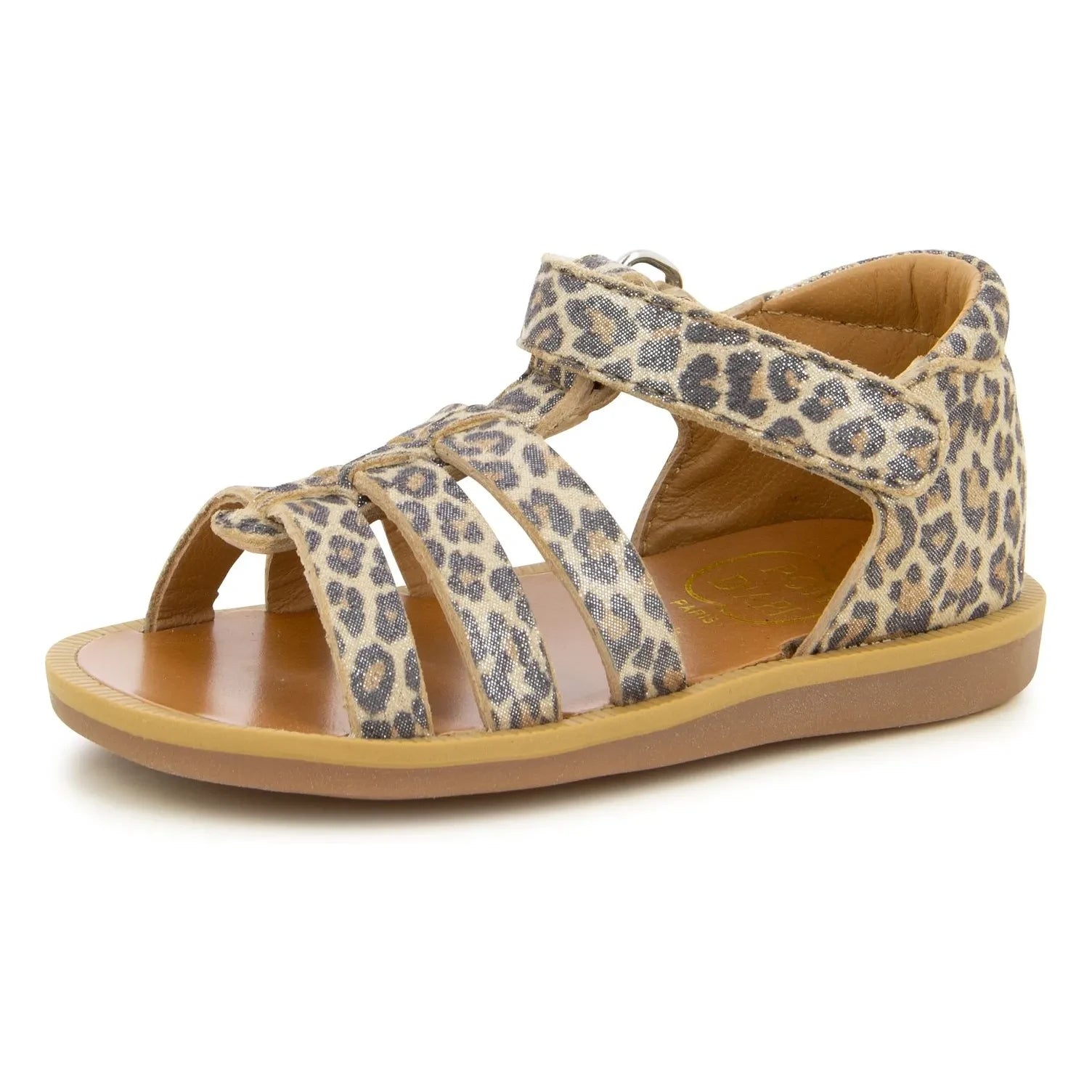 Pom d'Api - Poppy Strapped Sandals | Leopard