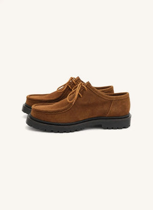 Smallable Kid - Coleman Suede Derby Shoes | Caramel