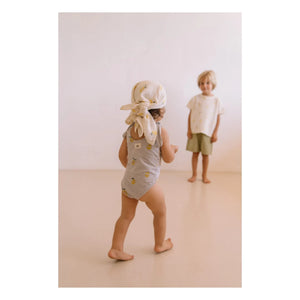 Studio Bohème - Roberta Lemons Organic Cotton Swimsuit | Light Blue