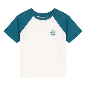 Petit Bateau - Bibi Organic Cotton T-Shirt | Peacock Blue