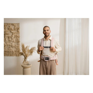 BabyBjörn - Spotted Knit Jersey Harmony Baby Carrier | Pink