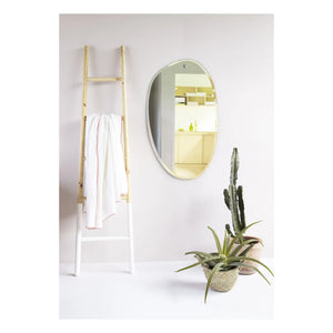 M Nuance - Extra Flat Grooved Oval Mirror - 60x100 cm