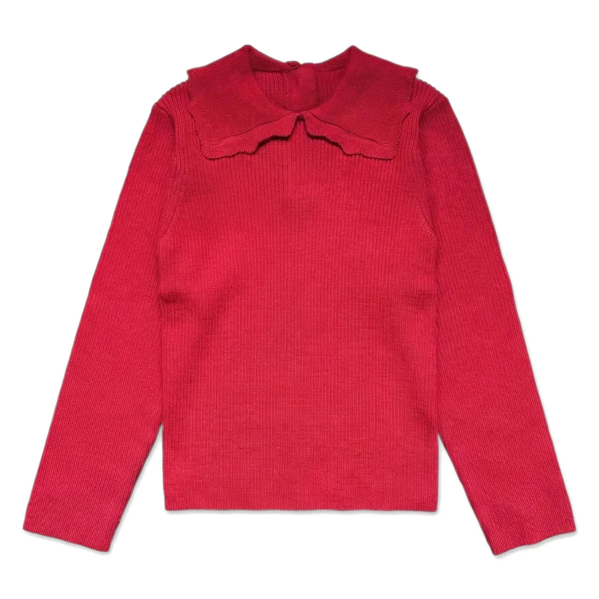 Louis Louise - Alinou Peter Pan Collar Sweater | Red