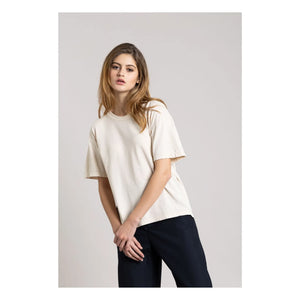 Smallable Woman - Hana Organic Cotton T-Shirt | Cream
