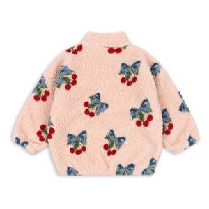 Konges Sløjd - Jody Cherries Recycled Fiber Sherpa Jacket | Pink