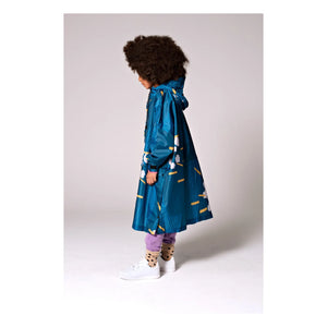 Rainkiss - Japanese Blossom Raincoat - Kids Collection | Blue