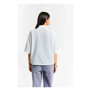 Indee - Suraya Striped Shirt | White