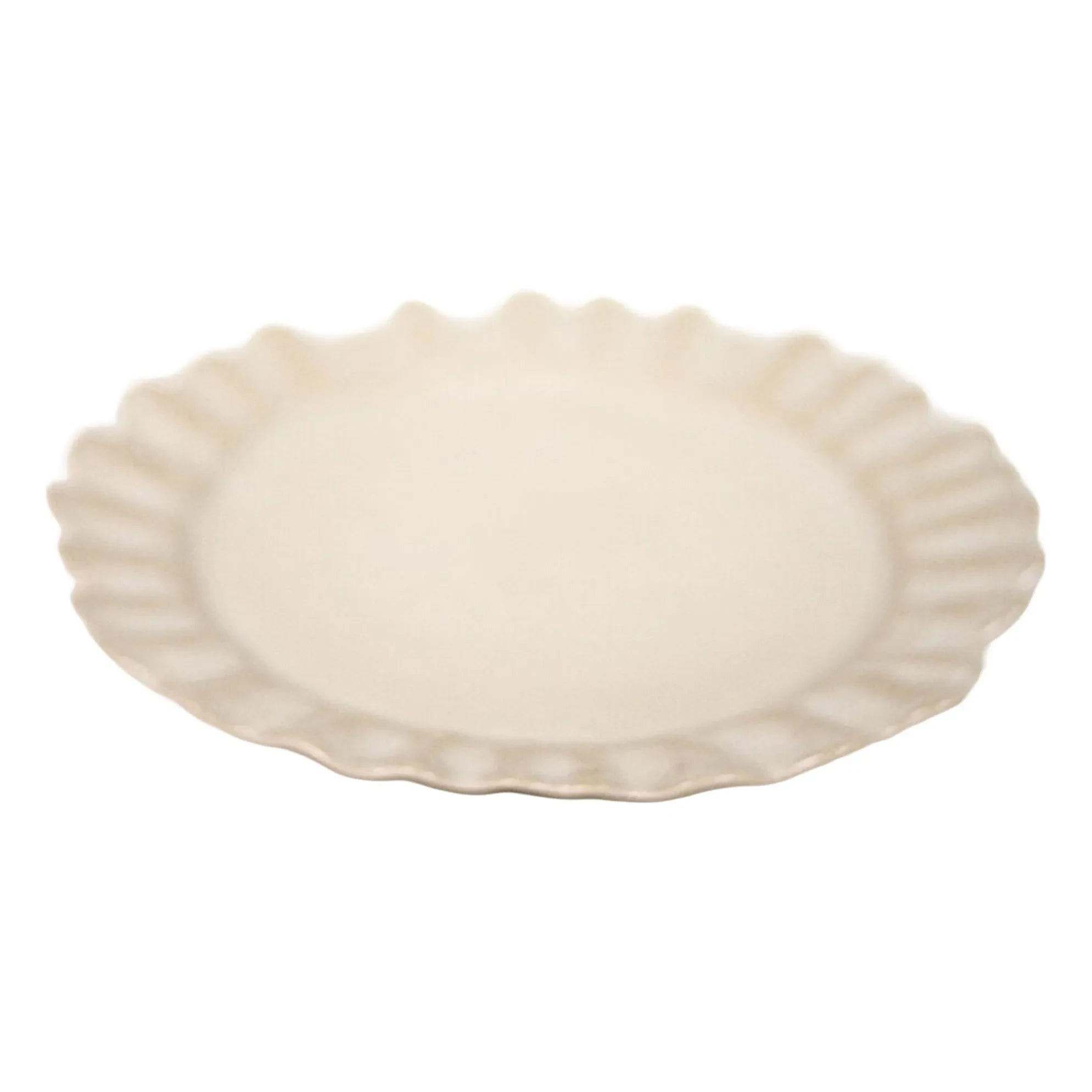 Olsson & Jensen - Valerie Stone Ceramic Plates - Set of 4 | Cream