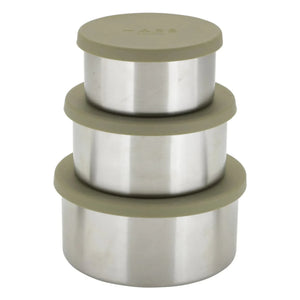 Haps Nordic - Steel Boxes L - Set of 3 | Olive