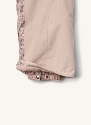 Wheat - Melte Fleurs Ski Suit Made from Recycled Fibers | Light Pink