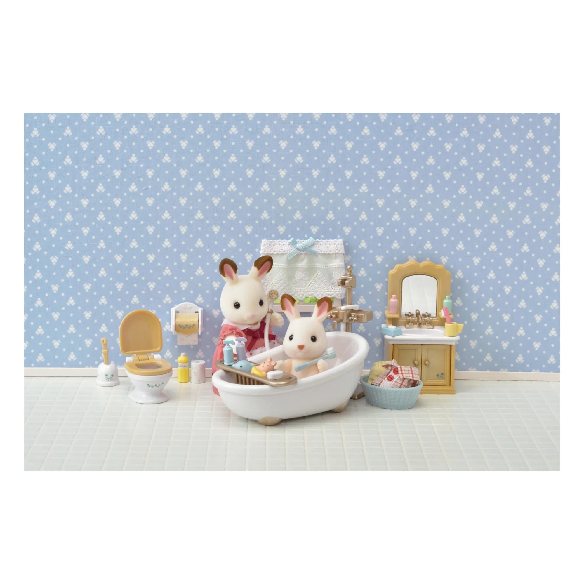 Sylvanian Families - Toy Bathroom Set