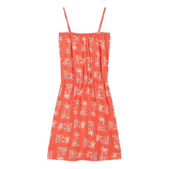 We Are Kids - Mina Palm Dress Organic Cotton | Orange