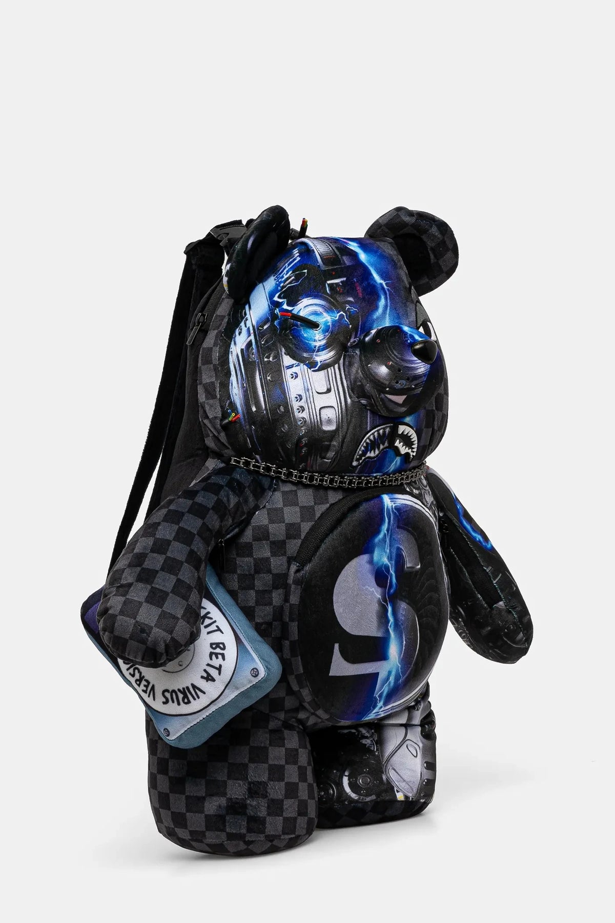 Sprayground - Siyah Küçük Boy Desenli Sırt Çantası 910B6784NSZ