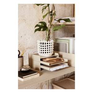 Ferm Living - Ceramic Basket | White