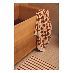 Baina - Busby bath towel | Terracotta