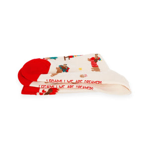 Legami - Kids' Christmas Socks Dachshund Size 28-35 - A Perfect Fit!