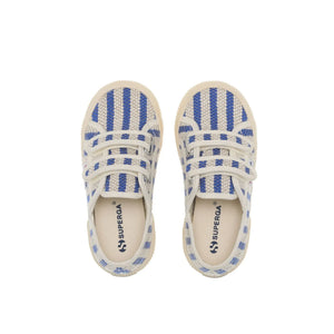 Superga - 2750 Striped Lace-Up Sneakers | Blue