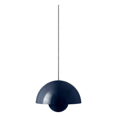 & Tradition - Flowerpot VP2 sarkıt lamba, Verner Panton | Koyu Mavi