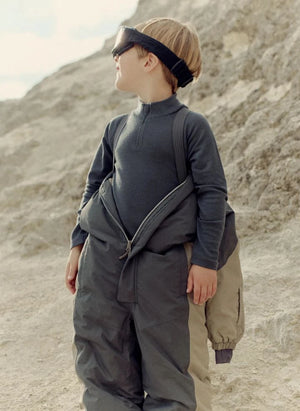 Wheat - Melte Ski Suits Made from Recycled Fibers | Grey