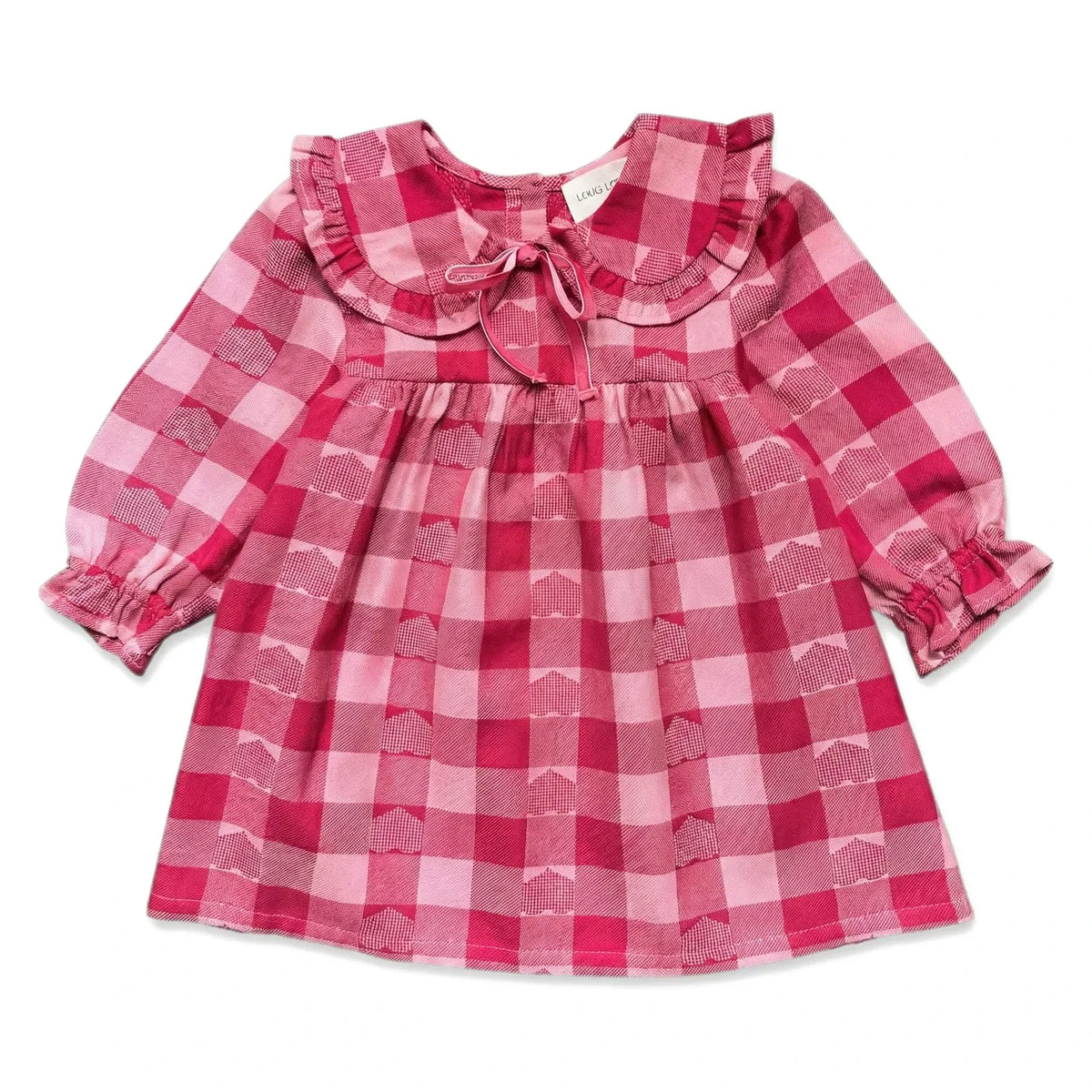 Louis Louise - Benjamina Checked Dress | Pink