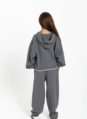 Finger in the nose - Bunny Sweatshirt | Melange Grey
