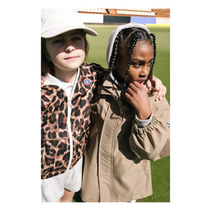 Flotte - Waterproof Windbreaker Bastille Leopard Recycled Fibers | Brown