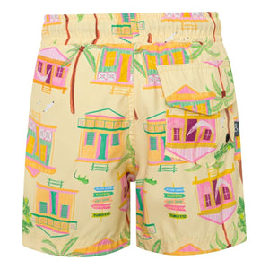 Pepita & Me - Island Swim Shorts | Pale yellow