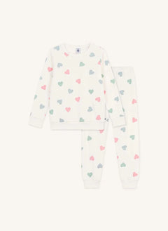 Petit Bateau - Kalpli Pijama Sünger Modal | Ekru