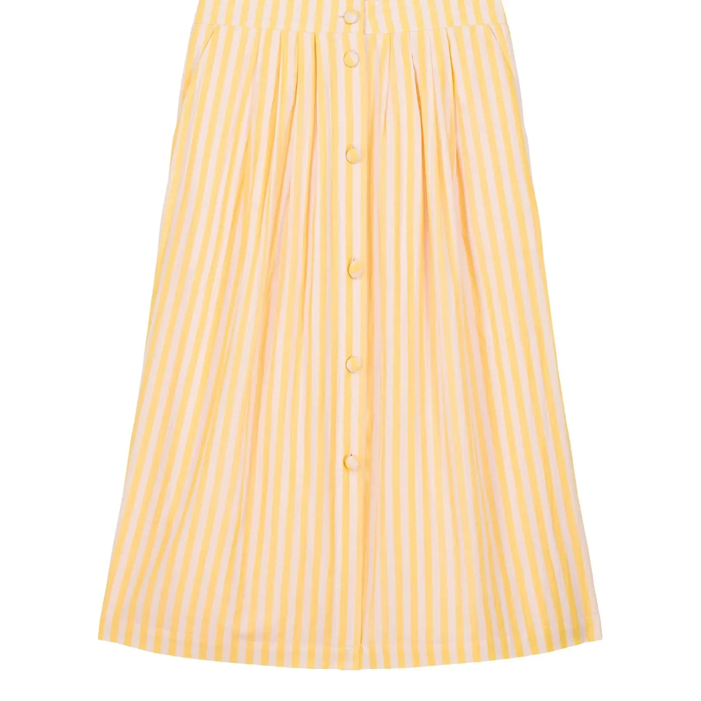 Louis Louise - Linda Striped Skirt | Yellow