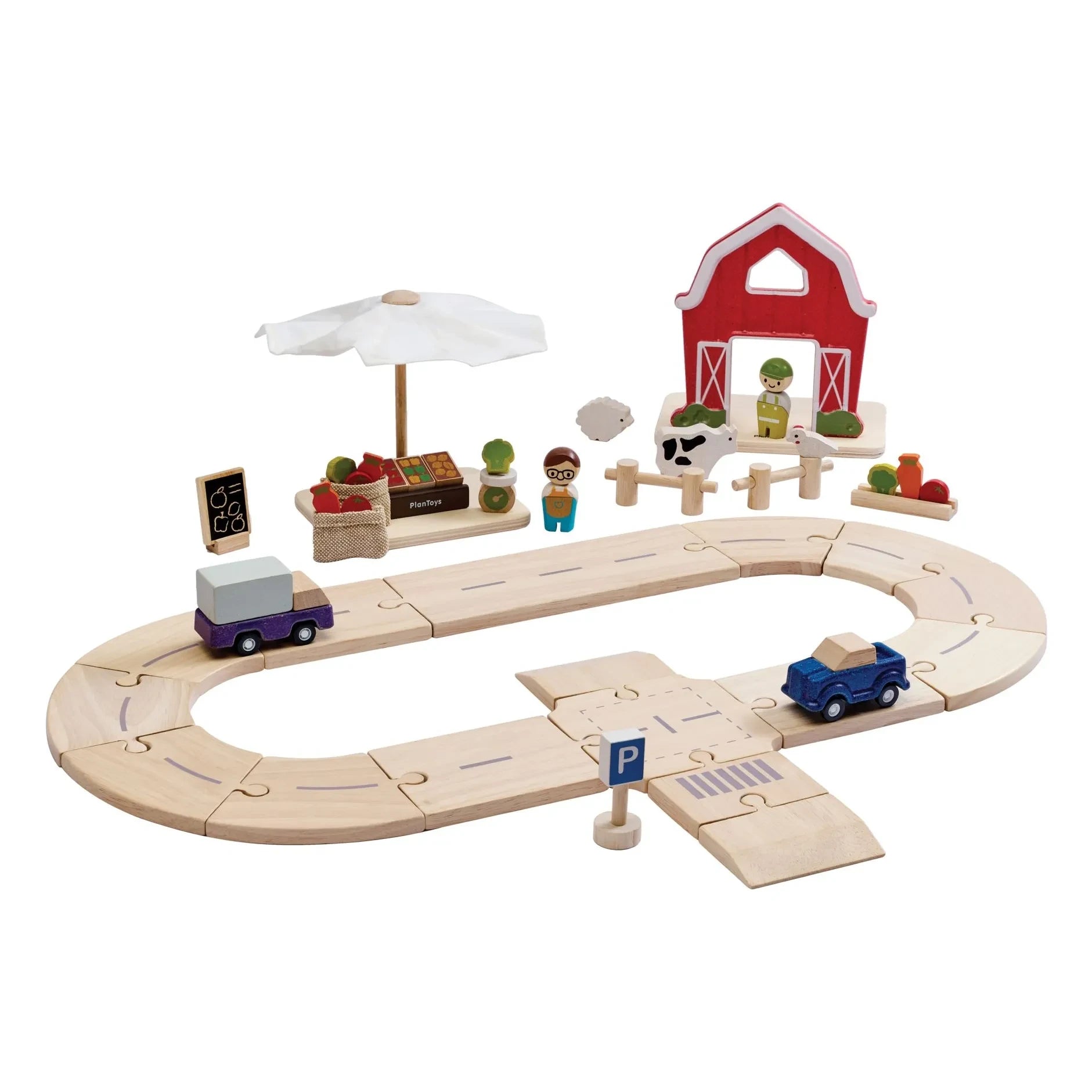Plan Toys - Plan'City - Journey from Farm to Market