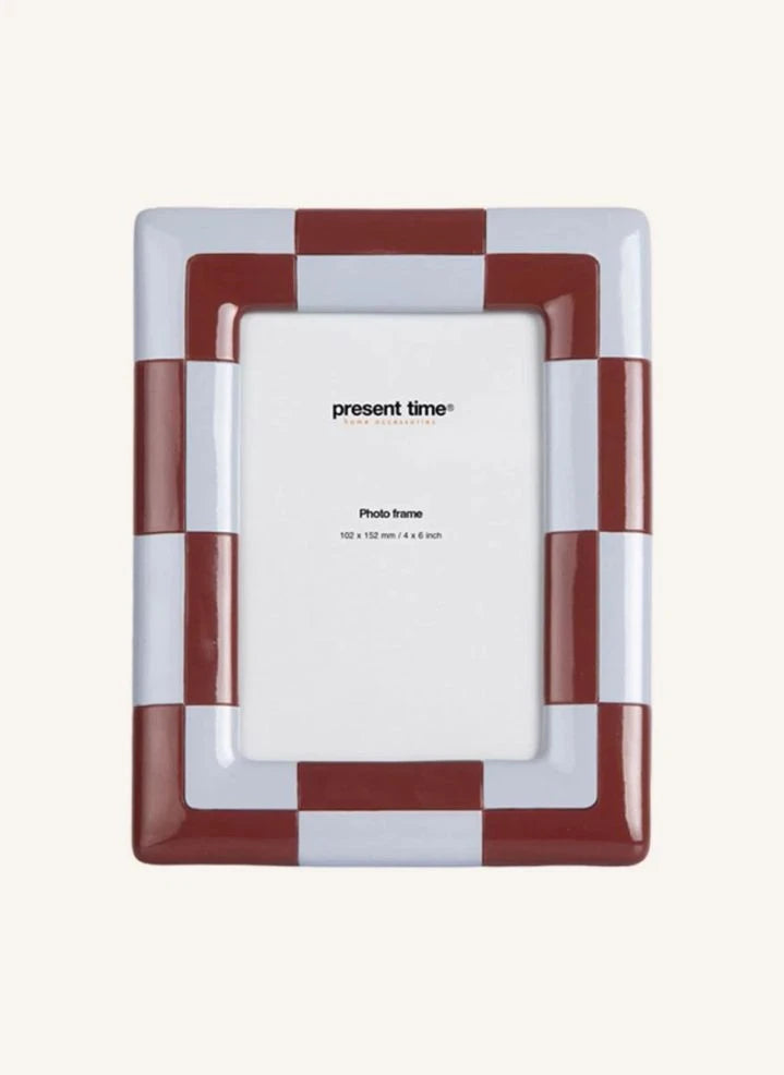 Present Time - Firenze Photo Frame | Burgundy