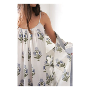 Scarlette Ateliers - Clark Poppy Patterned Kimono | White