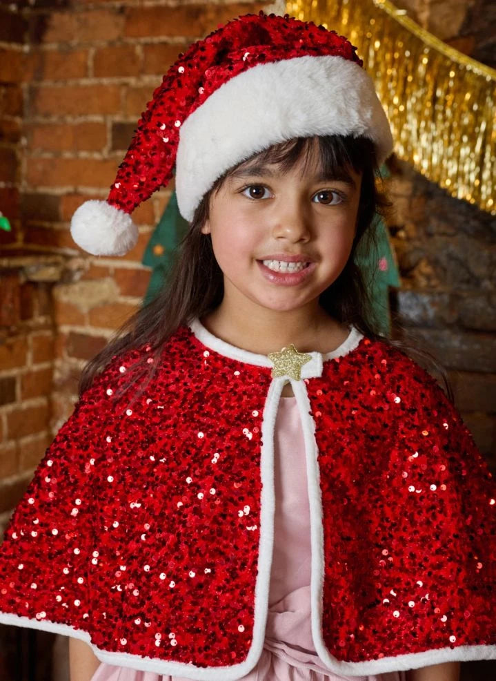 Rockahula Kids - Santa Sequin Hat | Red