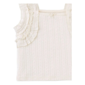 Gingersnaps - Sandra Gathered Top | Ecru