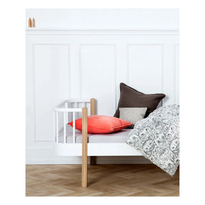 Oliver Furniture - Orijinal Ahşap çocuk yatağı 90x160 cm | Meşe