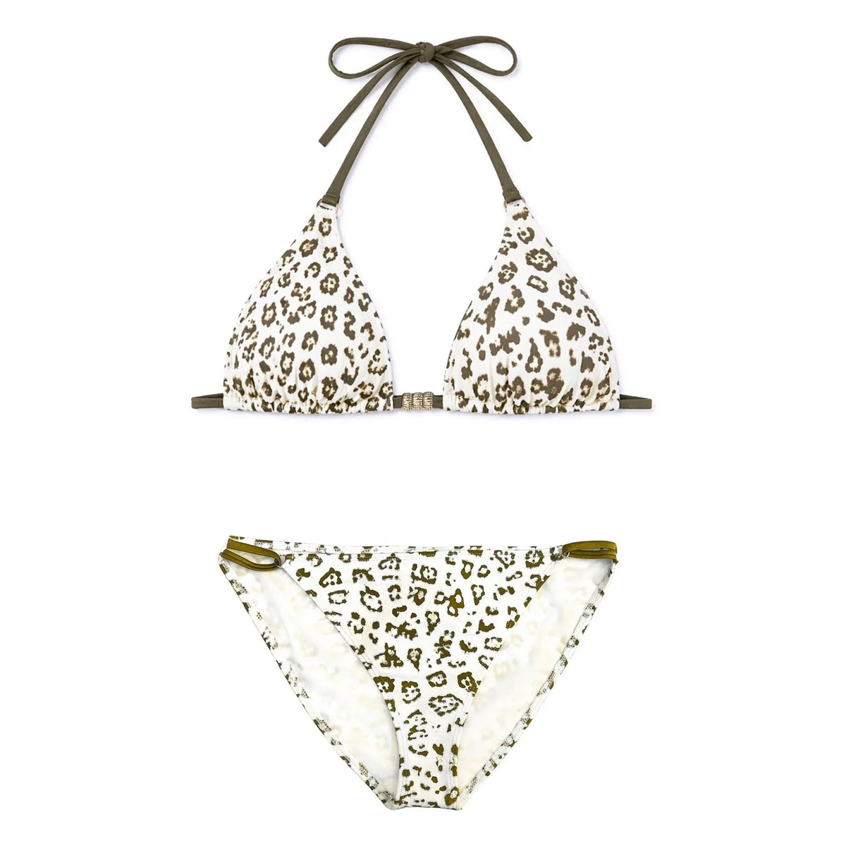 Lison Paris - Savanna Leopard 2-Piece Swimsuit | Ecru