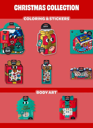 Omy - Christmas Sticker Activity Book