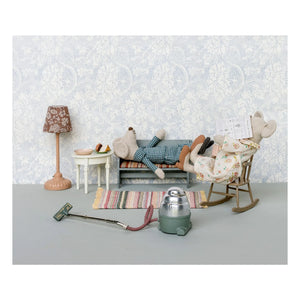 Maileg - Vacuum cleaner | Grey Blue