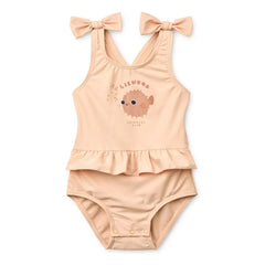 Liewood - Amara Poisson-Globe Recycled Fiber Baby Swimsuit | Light Pink