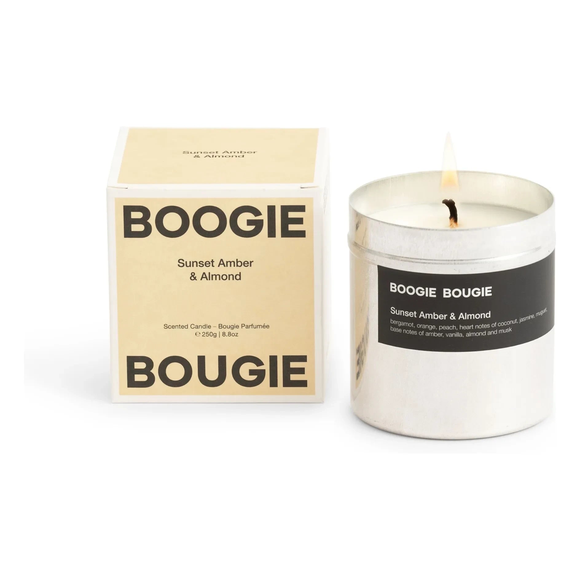 Boogie Bougie - Sunset Amber & Almond Candle